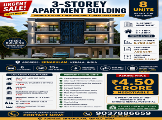 Residential Apartment for Sale in Ernakulam, Kakkanad, Kakkanad, Mundampalam,vallathol